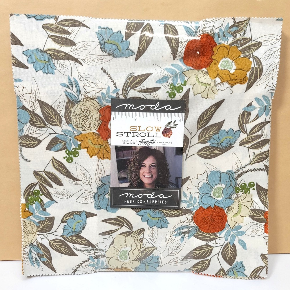 Moda Slow Stroll Layer Cake 10in Fabric Squares Stephanie Sliwinski 45540LC 42pc